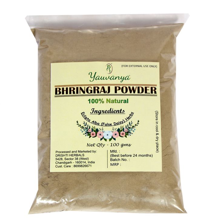 Bhringraj / False Daisy Powder is an excellent ayurvedic herb which prevents hair loss, premature graying and also helps make hair dark, dense and lustrous. It is packed with Alkaloids, Flavonoids, Protiens and Vitamin C and therefore is excellent for healthy hair. Bhringraj Powder, Amla Powder, Ayurvedic Hair Care, Herbal Store, Ayurvedic Hair, Medicinal Herb, Hair Concerns, Best Hair Care, Organic Hair Care