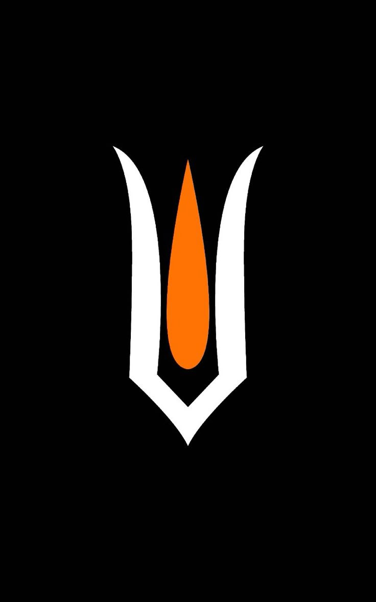 an orange and white logo on black with the letter v in it's center