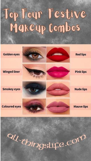 Lip And Eyeshadow Combos, Eye And Lip Makeup Combo, Eyeshadow Combinations Color Combos, Eyeshadow And Lipstick Combo, Eyeshadow And Lipstick Combination, Eyeshadow Color Combinations, Makeup Combinations, Eyeshadow Combinations, Holiday Eyeshadow