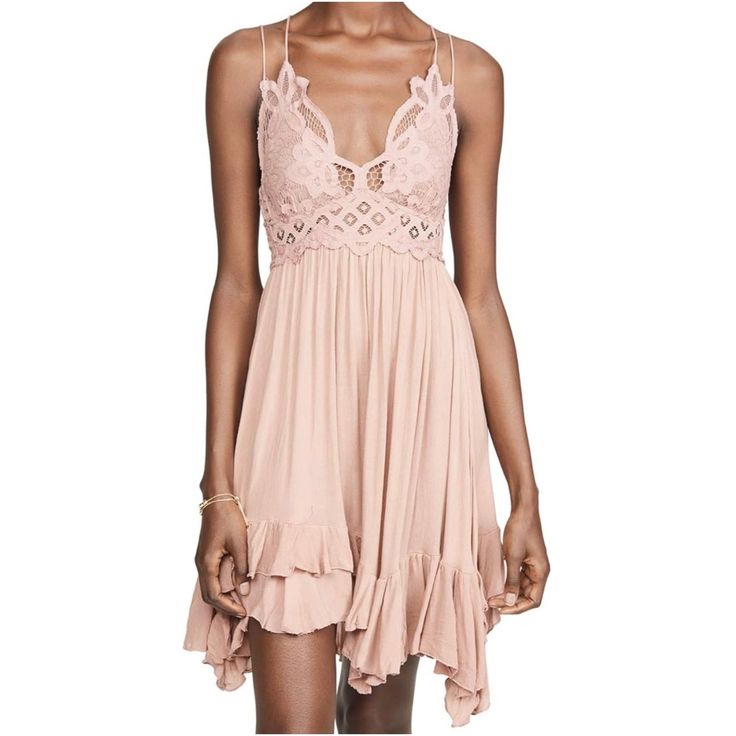 Free People Movement Adella Cami Slip Dress Size Small Nwt Classy Cat Boutique Offers A Variety Of Clothing. We Can Bundle Anything Make Me An Offer, Prices Are Negotiable Free People Adella, Staple Dress, Ruffle Hem Dress, Mini Slip Dress, India Fashion, Lace Bodice, Dress Cuts, 50's Dress, Amazon Women