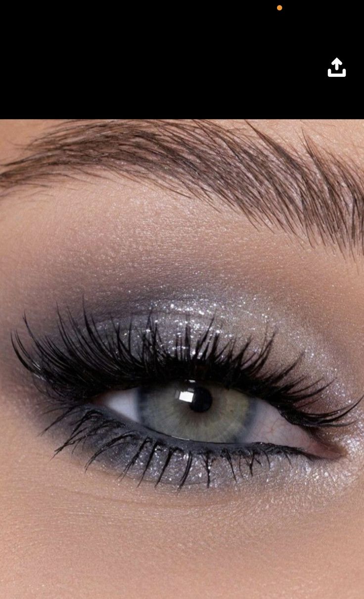 Blue Eye Makeup For Wedding, Subtle Smokey Eye For Blue Eyes, Midnight Blue Smokey Eye, Eyeshadow Looks For Grey Dress, Silver Eye Makeup Blue Eyes, Smoked Makeup Looks, Makeup That Makes Hazel Eyes Pop, Blue Eyes Dark Makeup, Formal Makeup For Blue Eyes Brown Hair