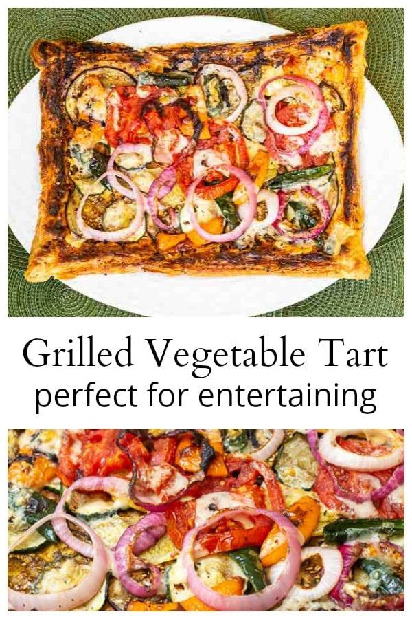 grilled vegetable tart is perfect for entertaining with the help of an easy to follow recipe