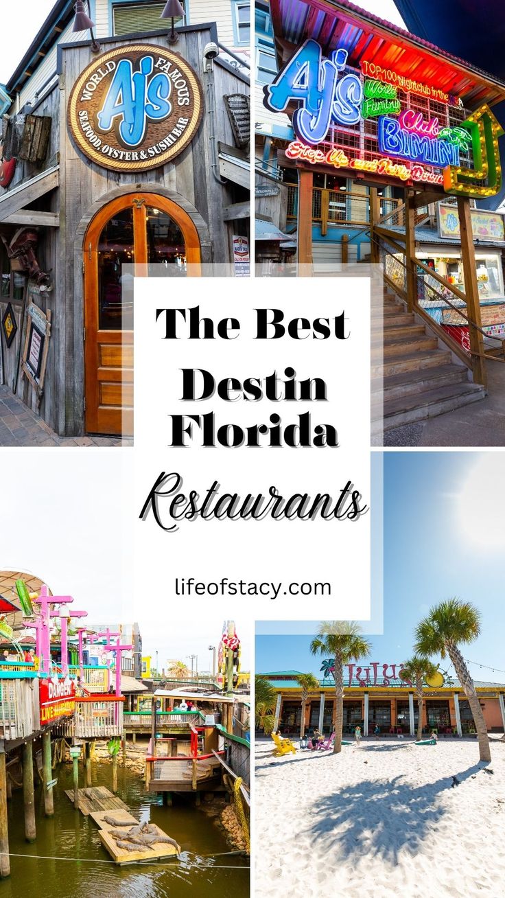 Restaurants in Destin Florida Destin Florida In November, Destin Restaurants, Destin Florida Restaurants, Destin Florida Vacation, Florida Travel Destinations, Amelia Island Florida, Florida Travel Guide, Southern Travel, Weekend Ideas