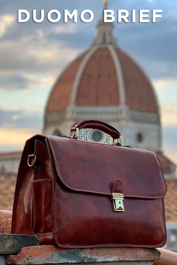 The Duomo in Florence was built over 700 years ago - we can't guarantee that this bag will last that long but we can guarantee that it was built to last your lifetime.  This rock solid briefcase is made with full grain calfskin leather and is reinforced with microfiber board and padding to give it strength while at the same time making it lightweight. Rock Solid, Leather Briefcase, Manners, Leather Backpack, Beauty Women, Florence, Calf Skin, The Man, Grain