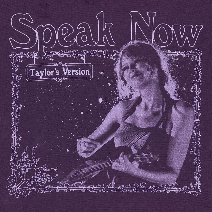 taylor's version cover art for speak now