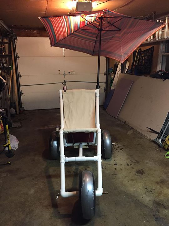 Beach Life Hacks, Folding Electric Wheelchair, Pvc Projects, Wheelchair Accessories, Wheel Chair, Surprises For Her, Special Kids, Beach Diy, The Fourth Of July