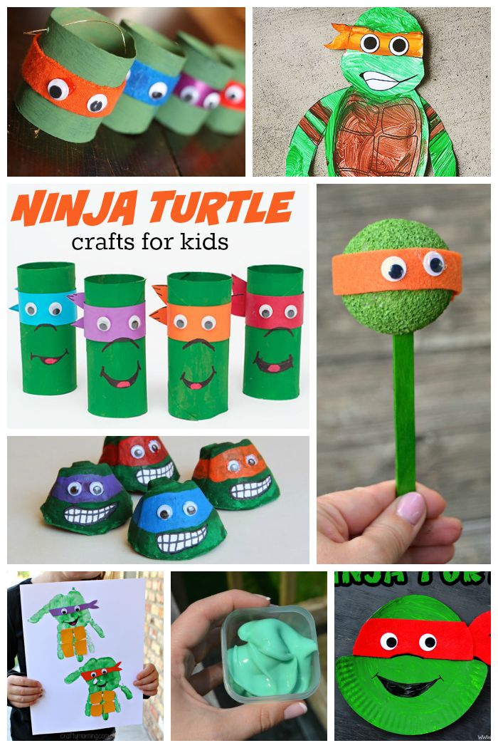 teenage mutant crafts for kids to make