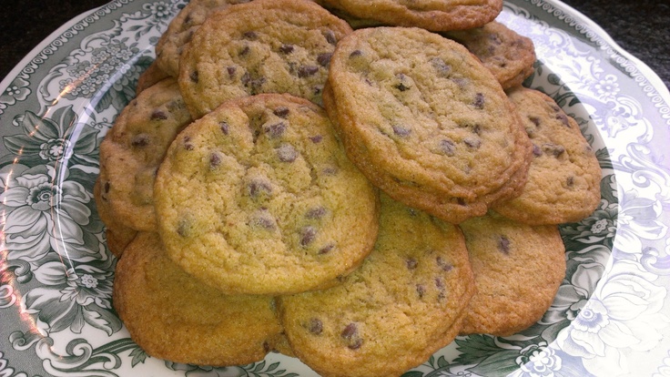 a plate full of cookies on a table