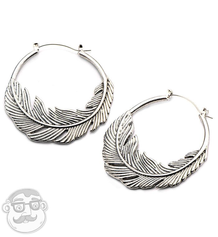 Sold as a pair 316L stainless steel Size 20G Designed to fit comfortably in any flesh tunnel style of plugs worn in the earlobe. Can also be worn as a normal ear piercing. Feather Extensions, Feather Earrings Silver, Silver Feather, Feather Earrings, Jewelry Packaging, Ear Jewelry, Body Jewelry, Ear Piercings, Handmade Natural