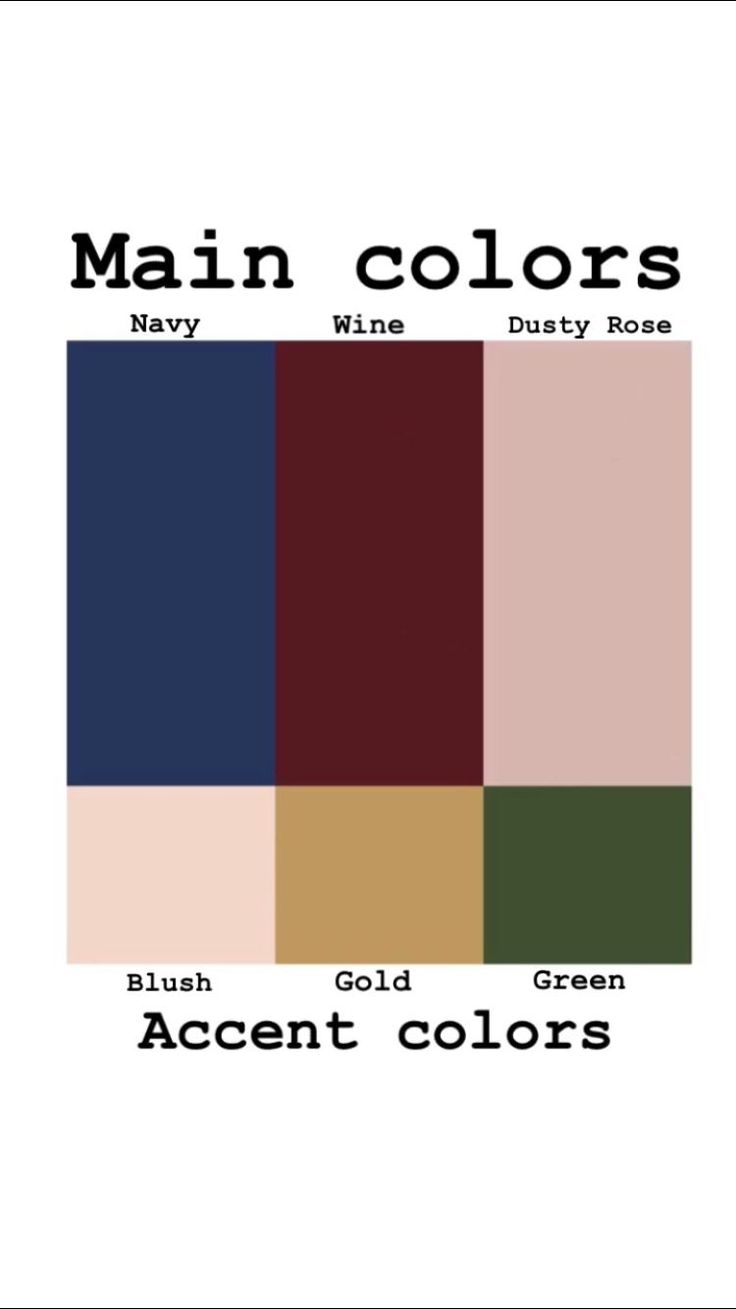 the color scheme for many different colors