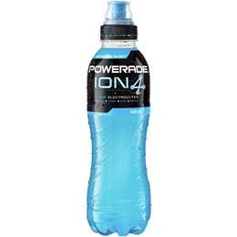 a bottle of powerade on4 water