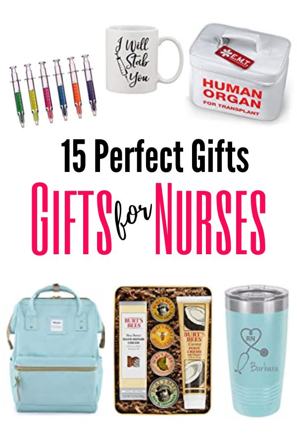 gifts for nurses with the title 15 perfect gifts for nurses