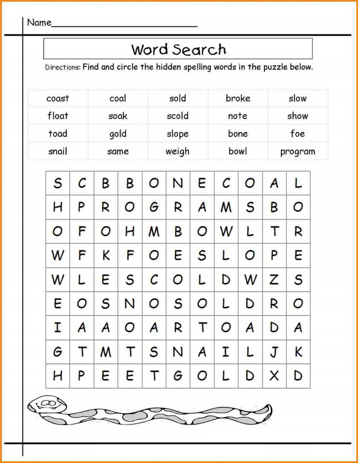 the word search worksheet for children to learn how to read and understand words