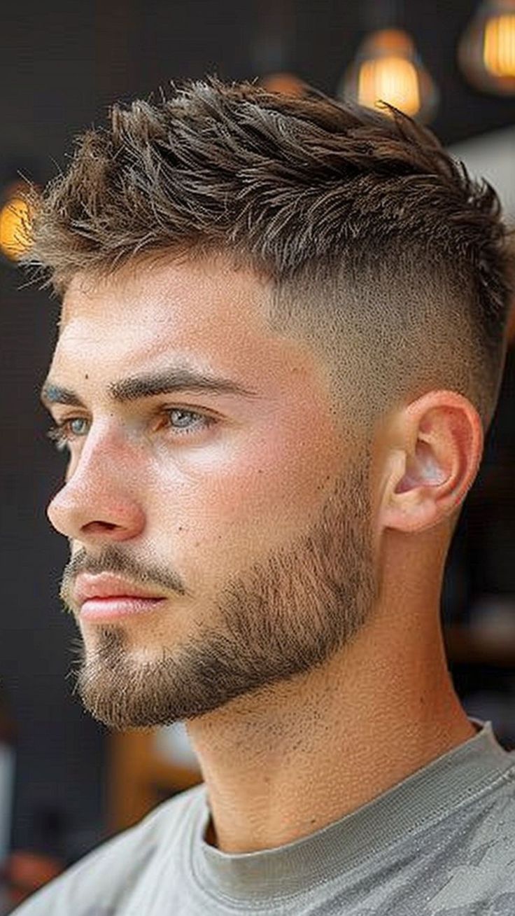 24 Modern Crew Cuts for Men Crew Cut Haircut, Young Men Haircuts, Men Fade Haircut Short, Short Fade Haircut, Mens Haircuts Short Hair, Mens Hairstyles Thick Hair, Men's Short Hair, Mens Fade, Faded Hair