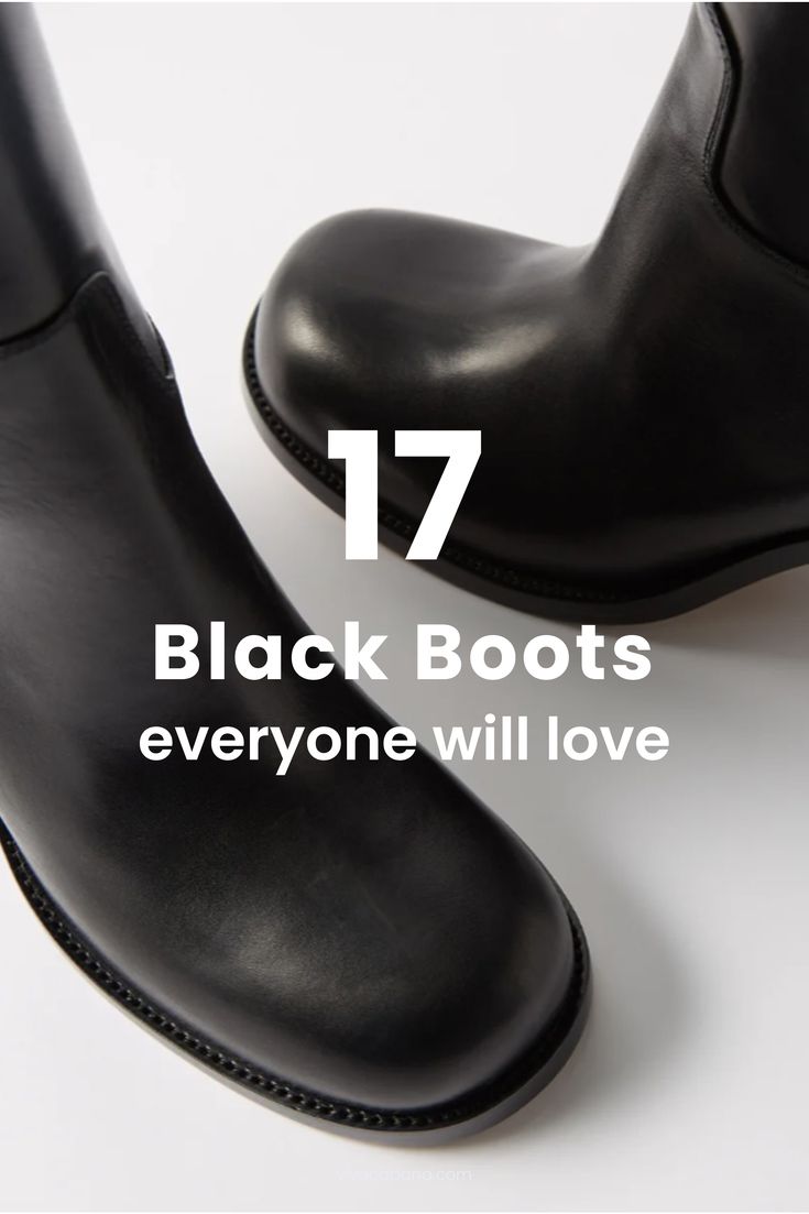 For the cold weather of winter, a pair of boots is an essential. And, while it’s fun to shop brown shearling, colorful hiking boots, statement-making colors, and sparkle, just to name a few—it’s the black boots that’s the true wardrobe staple. Making Colors, Bottega Veneta Boots, Black Dress Boots, Girls Black Boots, Black Snow Boots, Manolo Blahnik Black, Black Ugg Boots, Black Rain Boots, 17 Black