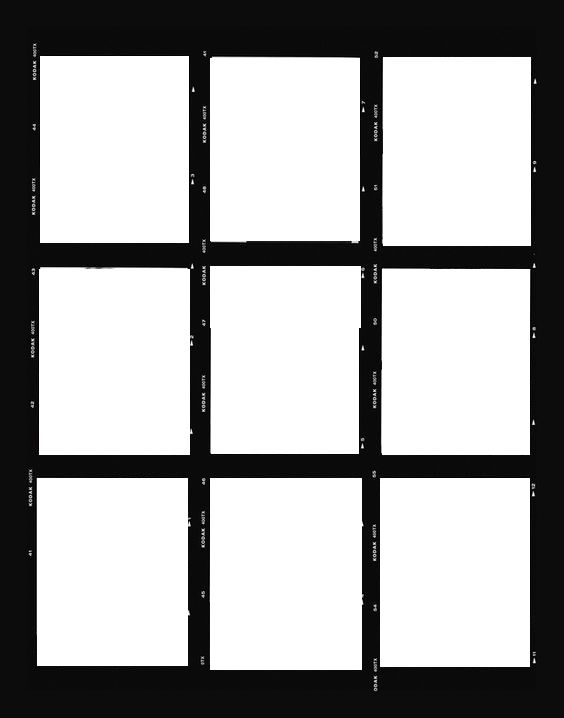 a black and white photo frame with six squares