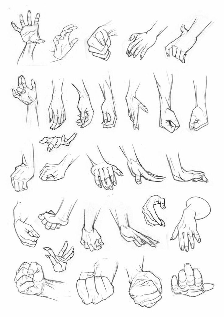 hands and feet are shown in this hand drawing lesson for beginners to learn how to draw