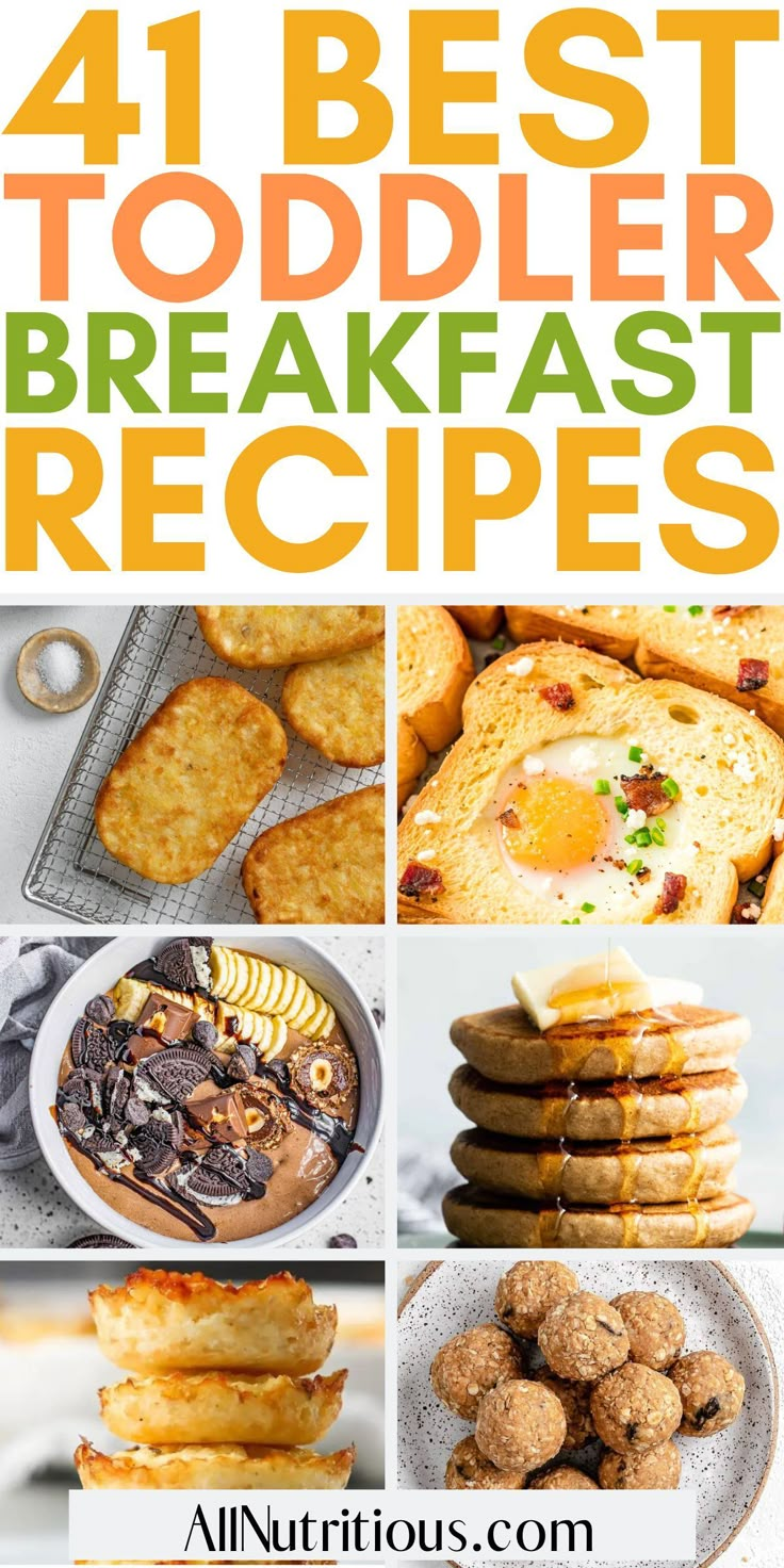 the best toddler breakfast recipes from allnutritious com, including eggs and pancakes