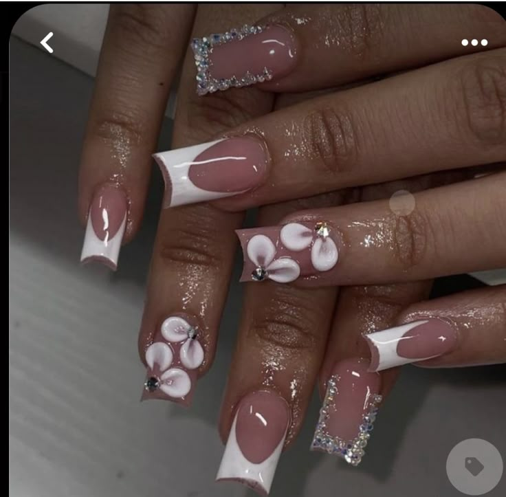 Acrylic Toe Nails, Graduation Nails, May Nails, Colored Acrylic Nails, Girly Acrylic Nails, French Tip Acrylic Nails, Work Nails, Short Square Acrylic Nails, Long Acrylic Nails Coffin