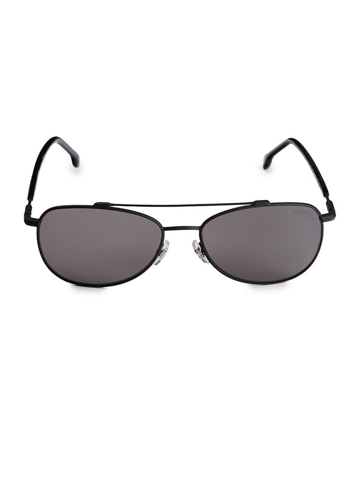 58MM Carrera Round Sunglasses Casual Rimless Sunglasses With Metal Frame, Casual Rimless Aviator Sunglasses With Tinted Lenses, Casual Rimless Polarized Sunglasses, Casual Wayfarer Sunglasses With Metal Frame, Casual Sunglasses With Metal Frame, Casual Aviator Sunglasses With Glass Lenses, Casual Travel Sunglasses With Metal Frame, Casual Metal Frame Sunglasses For Travel, Casual Matte Black Travel Sunglasses