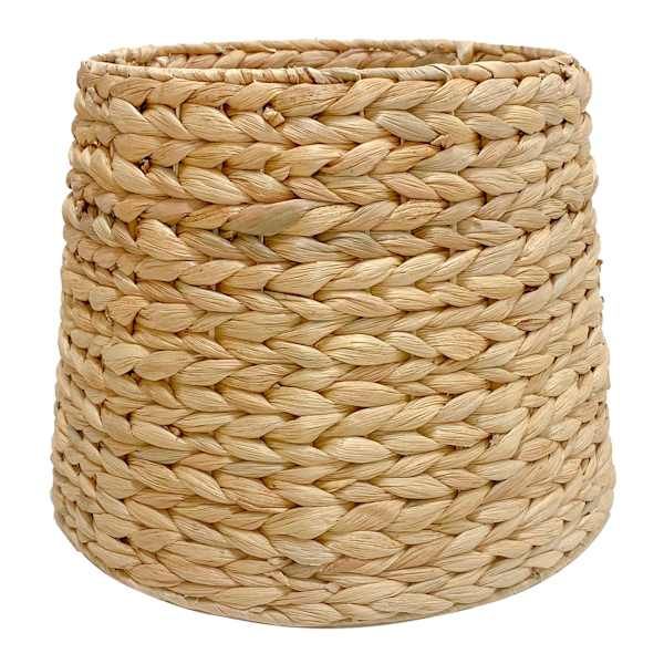 a large woven basket is shown on a white background