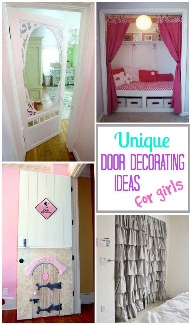 10+ amazingly cool door decorating ideas for girls rooms! Bedroom Door Ideas, Kids Bedroom Themes, Kids Bedroom Door, Kids Bedroom Diy, Bedroom Door Decorations, Door Decoration Ideas, Cool Kids Bedrooms, Door Decorating, Minimalist Bedroom Design