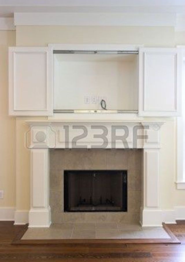 an image of a fireplace with the words 7 ways to spruce up your home this weekend