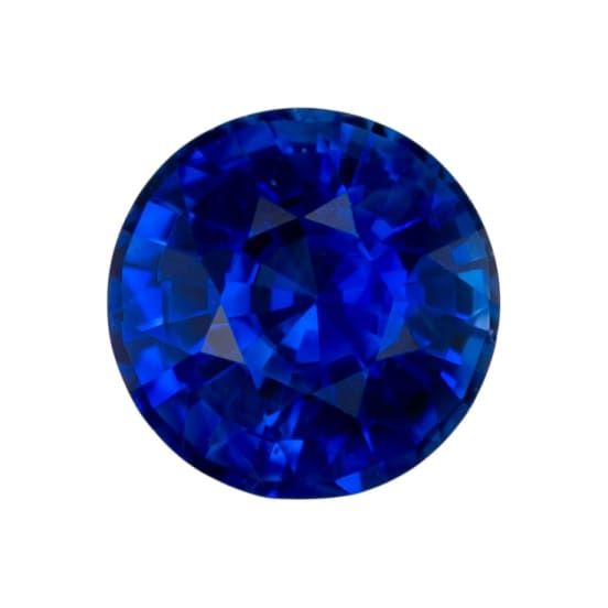 a blue diamond on a white background