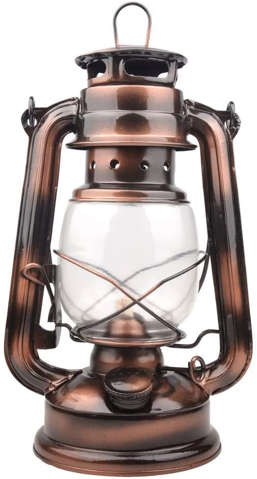 an old fashioned oil lamp on a white background