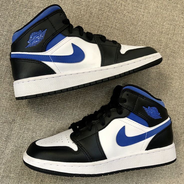 100% authentic Air Jordan shoes Used in like new condition (worn once indoors) without box Air Jordan 1 Mid Gs, Cute Nike Shoes, Cute Nikes, Air Jordan Shoes, Air Jordan 1 Mid, Jordan 1 Mid, Air Jordan 1, Jordan Shoes, Jordan 1