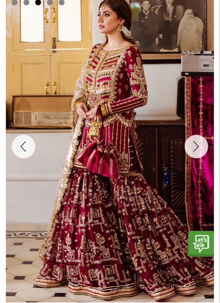 Red Sharara Bridal, Bridal Garara Design Nikah Red, Dulhan Garara Dress, Red Garara Dress Pakistani Bridal, Baraat Dress Pakistani Bridal Wear Red, Red Gharara Bridal, Pakistani Garara Dresses, Garara Dress Pakistani Bridal, Red Bridal Gharara