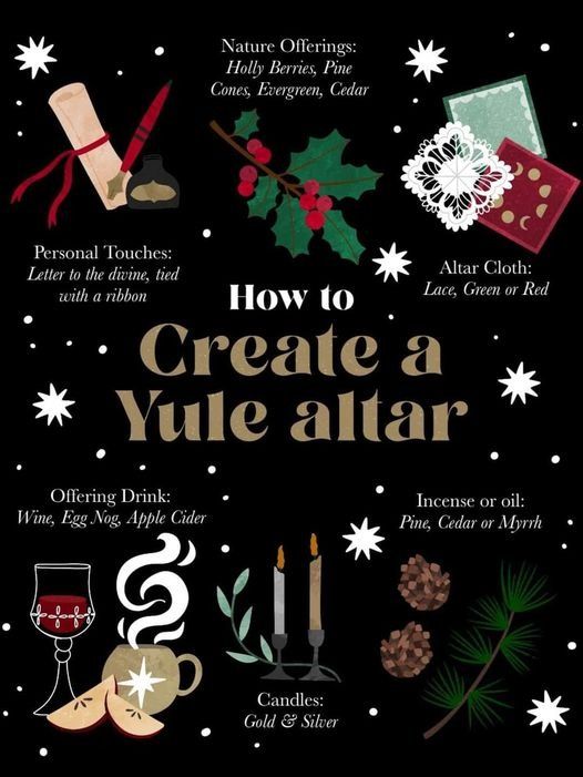 the cover of how to create a yule - alr book with christmas decorations and other items