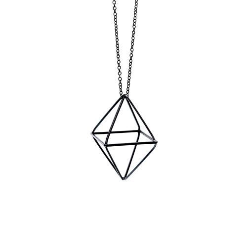 Black Diamond Necklace designed by Geometry. Exclusively available at Wynwood Shop. Available for free in-store pickup. SHIPPING: If item is ordered before or during store hours, we’ll ship out the next business day. Items ordered after store hours, we’ll ship within 2 business days. For expedited shipments, please place your order during store hours to ensure timely delivery. Can also be picked up in store. Please notify in your cart notes if you intend to pick up, and on which date you intend Diamond Star Necklace, Black Diamond Necklace, Wooden Bead Necklaces, Diamond Necklace Designs, Bone Necklace, Store Hours, Geometric Necklace, Necklace Black, Unisex Jewelry