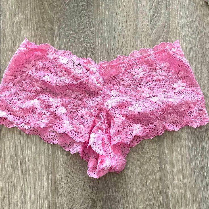 Nwot La Senza Lace Panty Pink Lace Short Bottoms, Pink Lace Short-length Bottoms, Lingerie Outfits, Women's Intimates, Lingerie, Lace, Pink, Women Shopping, Quick Saves