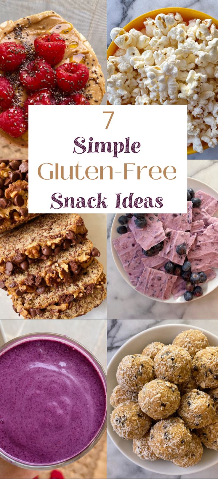 seven simple gluten - free snack ideas