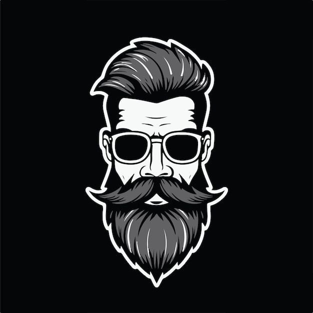 Vector a dashing portrait of a stylish m... | Premium Vector #Freepik #vector #stylish #fashion #trendy #fashion-style Beard Vector, Stylish Man, Stylish Fashion, Stylish Men, Premium Vector, Graphic Resources, Trendy Fashion, Hair Cuts, Hair