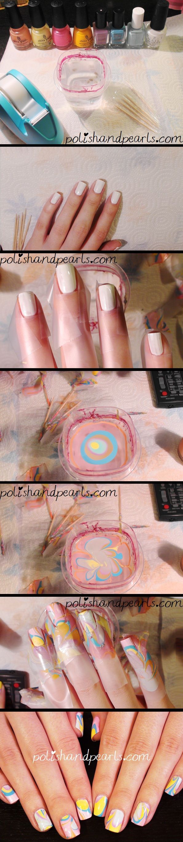 how to water marble nail Water Marble Nail Art, Water Marble Nails, Marble Nail, Water Marble, Marble Nail Art, Trendy Nail Art, I Love Nails, Marble Nails, Nail Art Tutorial