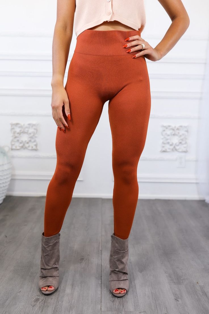 Fitted seamless leggings