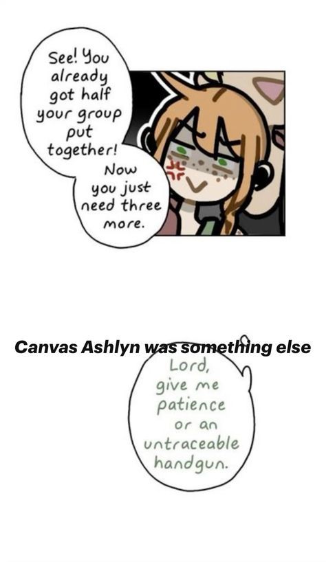 an image of two comics with one saying, cannas ash was something else