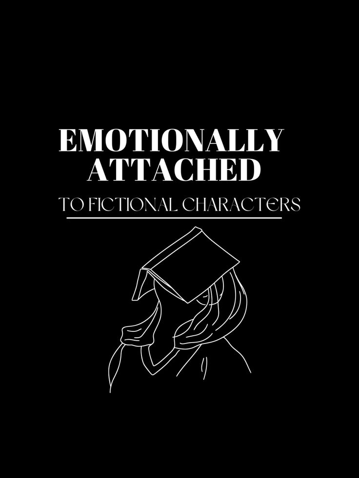 the cover of emotionally attached to personal characters, with an image of a graduate's cap