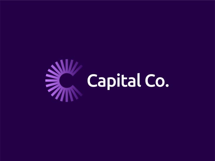 capital co logo on a purple background