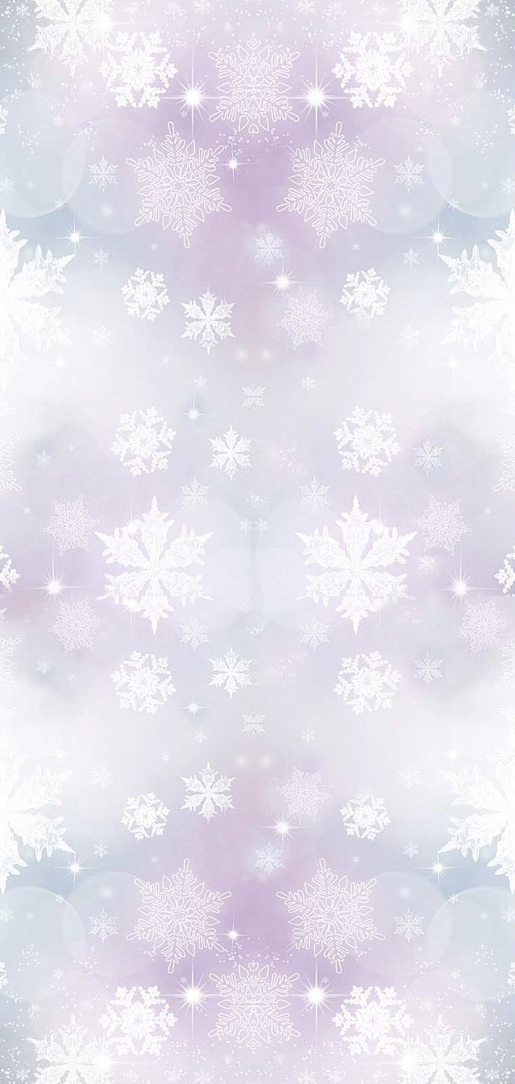 snowflakes on a white and purple background