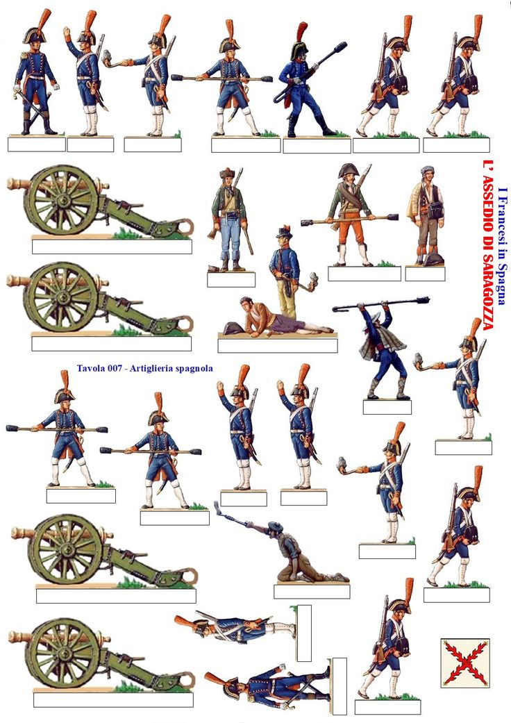 an image of toy soldiers in different positions