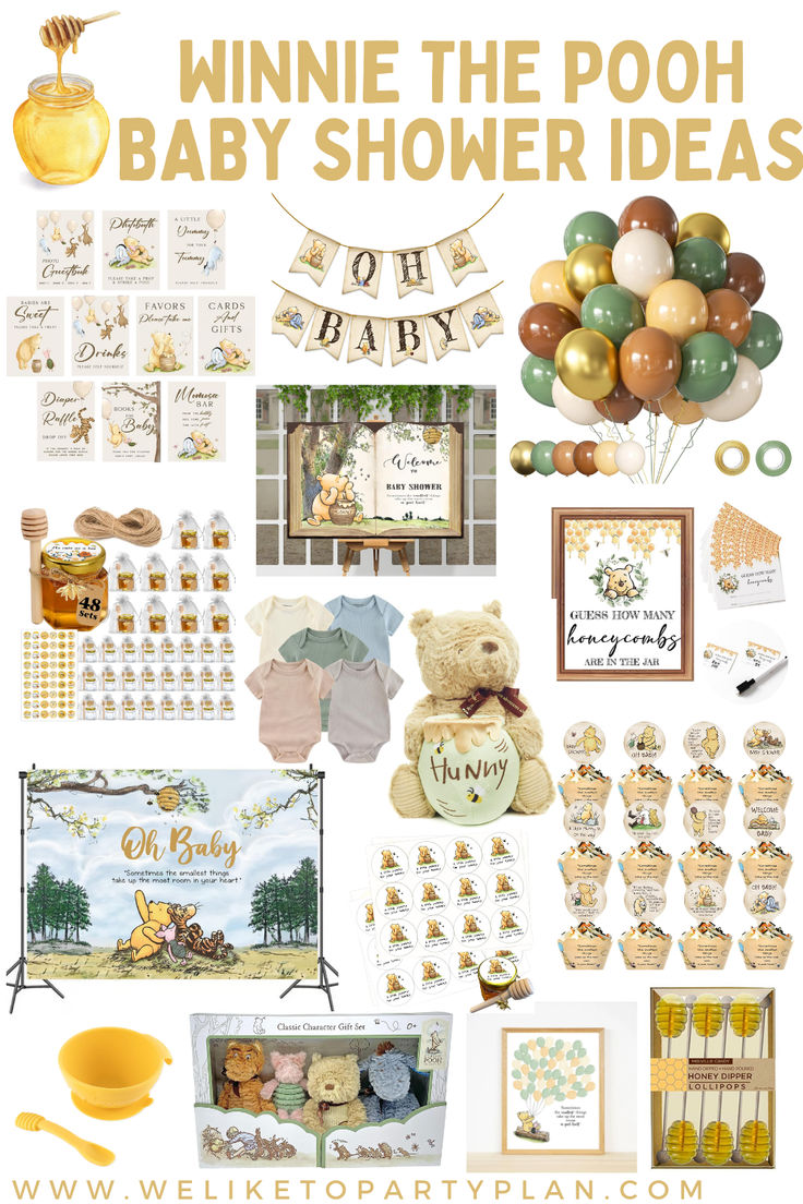 winnie the pooh baby shower ideas