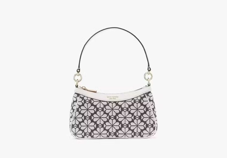 Kate Spade Floral Bag, Kate Spade Shoulder Bag For On-the-go, Kate Spade Butterfly Bag, Kate Spade Evening Shoulder Bag With Silver-tone Hardware, Kate Spade Spring Floral Print Bag, Young Adult Fashion, Kate Spade Black Shoulder Bag With Gold-tone Hardware, Kate Spade Crossbody Shoulder Bag With Silver-tone Hardware, Kate Spade Bag