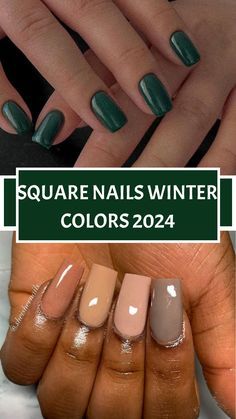 Nail Colors Winter, Nail Designs Spring, Winter Colors, Square Nails, Winter Nails, Spring Nails, Beauty Women, Nail Colors, Acrylic Nails