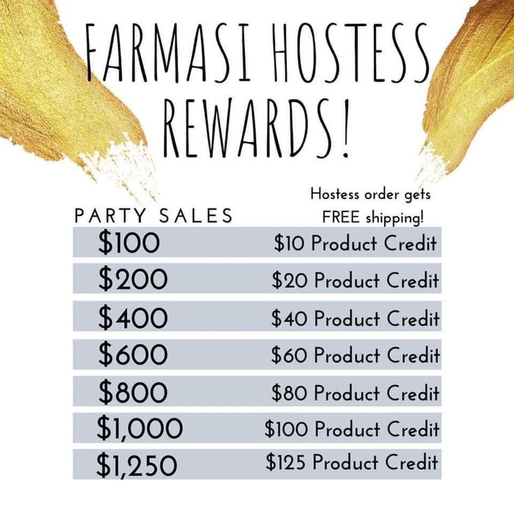 the farmast hostess reward is $ 10 00