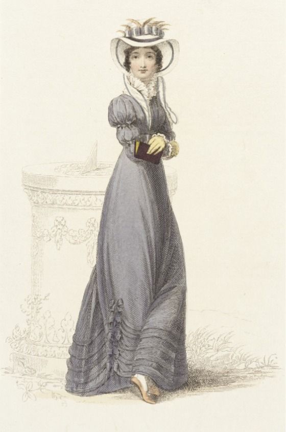 an old fashion illustration of a woman wearing a hat