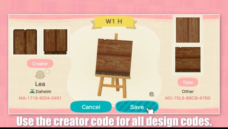 an animal crossing game with wooden furniture and other items