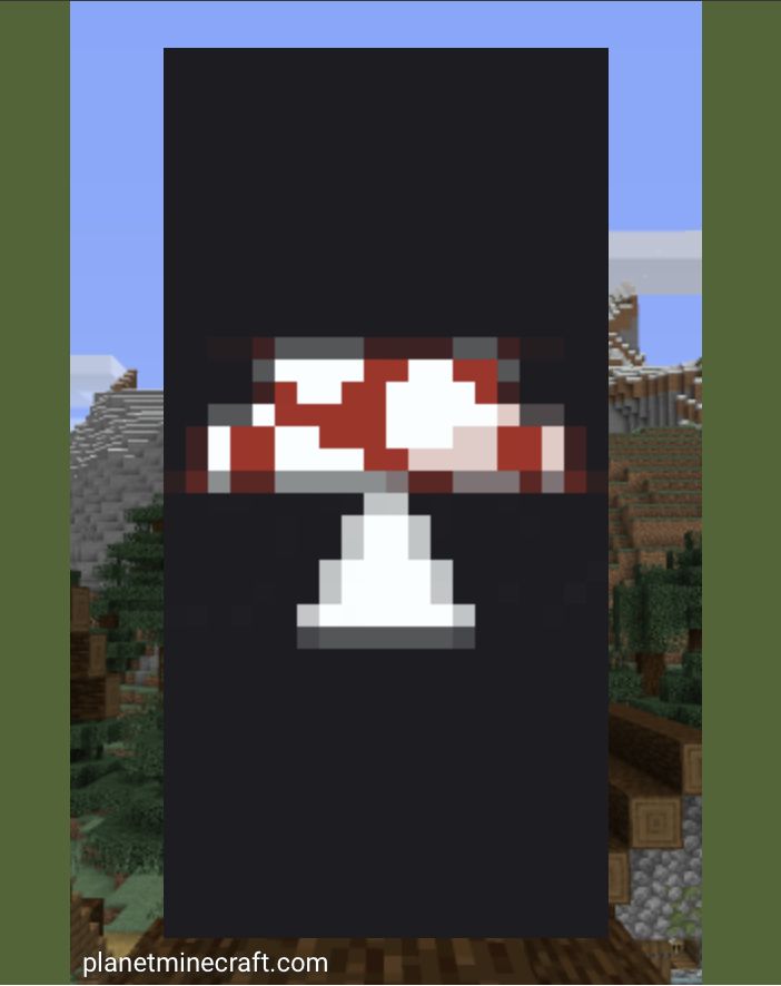 an image of a mushroom in minecraft